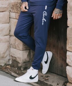 Carlson Navy Tracksuit Bottoms