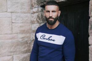 Carlson Navy Tracksuit Top